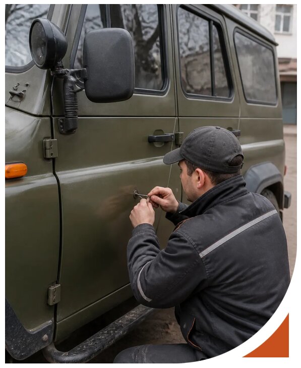 Профессиональное вскрытие автомобиля УАЗ без повреждений в Изобильном